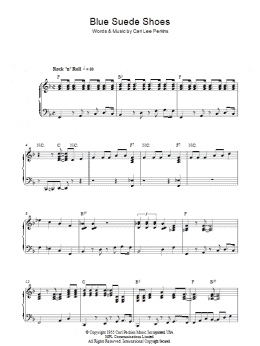 page one of Blue Suede Shoes (Piano Solo)
