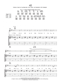 page one of 42 (Guitar Tab)