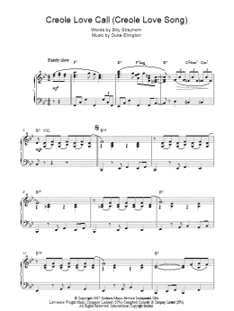 page one of Creole Love Call (Creole Love Song) (Piano Solo)