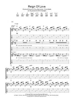 page one of Reign Of Love (Guitar Tab)