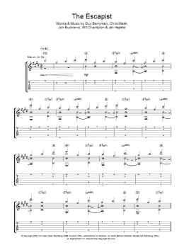 page one of The Escapist (Guitar Tab)