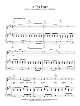 page one of In The Flesh (Piano, Vocal & Guitar Chords)