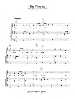 page one of The Window (Piano, Vocal & Guitar Chords)