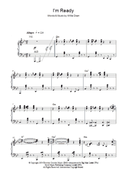page one of I'm Ready (Piano Solo)