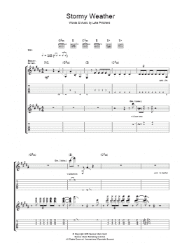 page one of Stormy Weather (Guitar Tab)