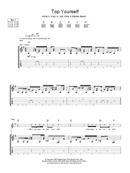 page one of Top Yourself (Guitar Tab)
