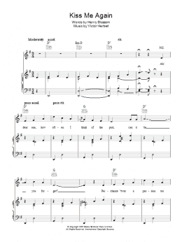 page one of Kiss Me Again (Piano, Vocal & Guitar Chords)