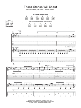page one of These Stones Will Shout (Guitar Tab)