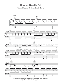 page one of Now My Heart Is Full (Piano, Vocal & Guitar Chords)