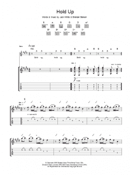page one of Hold Up (Guitar Tab)