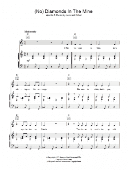 page one of (No) Diamonds In The Mine (Piano, Vocal & Guitar Chords)