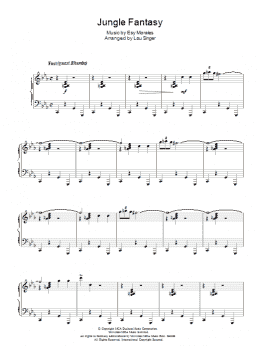page one of Jungle Fantasy (Piano, Vocal & Guitar Chords)