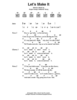 page one of Let's Make It (Guitar Chords/Lyrics)