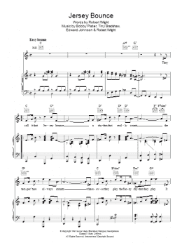 page one of Jersey Bounce (Piano, Vocal & Guitar Chords)
