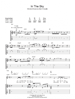 page one of In The Sky (Guitar Tab)