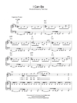 page one of I Can Be (Piano, Vocal & Guitar Chords)