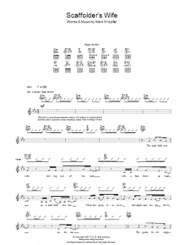 page one of The Scaffolder's Wife (Guitar Tab)