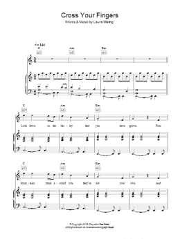 page one of Cross Your Fingers (Piano, Vocal & Guitar Chords)