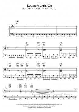 page one of Leave A Light On (Piano, Vocal & Guitar Chords)