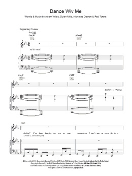 page one of Dance Wiv Me (Piano, Vocal & Guitar Chords)