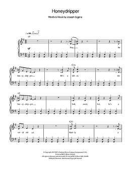 page one of Honeydripper (Beginner Piano)