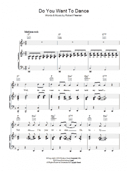 page one of Do You Want To Dance? (Piano, Vocal & Guitar Chords)