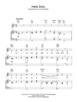page one of Hello Dolly (Piano, Vocal & Guitar Chords)