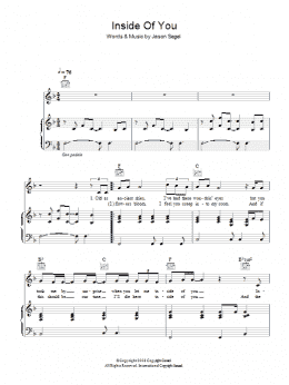 page one of Inside Of You (from 'Forgetting Sarah Marshall') (Piano, Vocal & Guitar Chords)