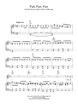 page one of Fun, Fun, Fun (Piano, Vocal & Guitar Chords)