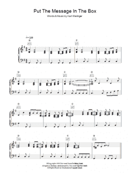 page one of Put The Message In The Box (Piano, Vocal & Guitar Chords)
