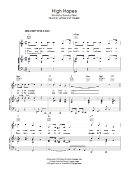 page one of High Hopes (Piano, Vocal & Guitar Chords)