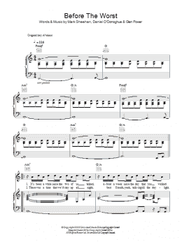 page one of Before The Worst (Piano, Vocal & Guitar Chords)
