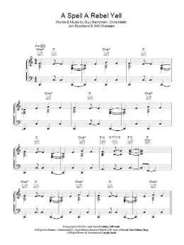 page one of A Spell A Rebel Yell (Piano, Vocal & Guitar Chords)