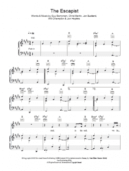 page one of The Escapist (Piano, Vocal & Guitar Chords)