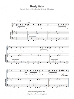 page one of Rusty Halo (Piano, Vocal & Guitar Chords)