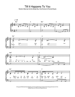 page one of Till It Happens To You (Easy Piano)
