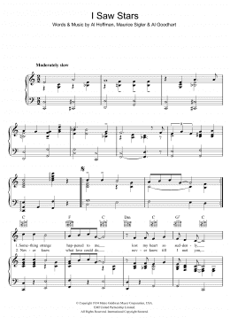 page one of I Saw Stars (Piano, Vocal & Guitar Chords)