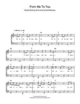 page one of From Me To You (Beginner Piano (Abridged))