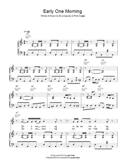 page one of Early One Morning (Piano, Vocal & Guitar Chords)