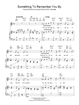 page one of Something To Remember You By (Piano, Vocal & Guitar Chords)