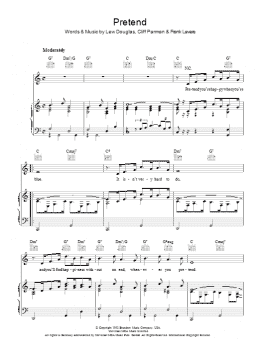 page one of Pretend (Piano, Vocal & Guitar Chords)