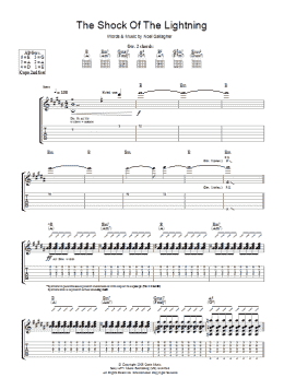 page one of The Shock Of The Lightning (Guitar Tab)