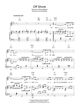 page one of Off Shore (Piano, Vocal & Guitar Chords)