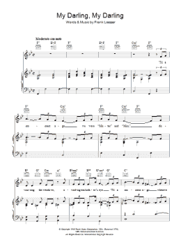 page one of My Darling, My Darling (from Where's Charley?) (Piano, Vocal & Guitar Chords)