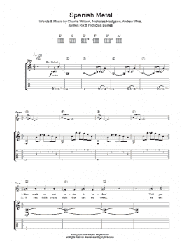 page one of Spanish Metal (Guitar Tab)