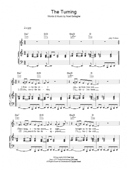 page one of The Turning (Piano, Vocal & Guitar Chords)