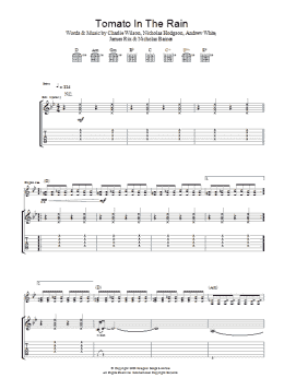 page one of Tomato In The Rain (Guitar Tab)