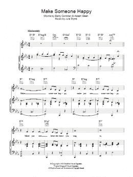 page one of Make Someone Happy (from Do Re Mi) (Piano, Vocal & Guitar Chords)