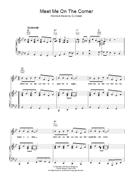 page one of Meet Me On The Corner (Piano, Vocal & Guitar Chords)
