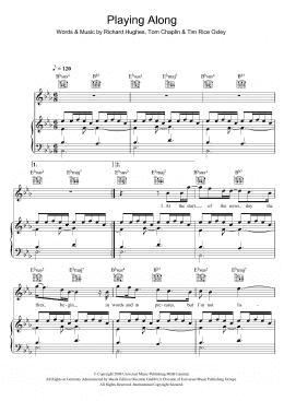 page one of Playing Along (Piano, Vocal & Guitar Chords)